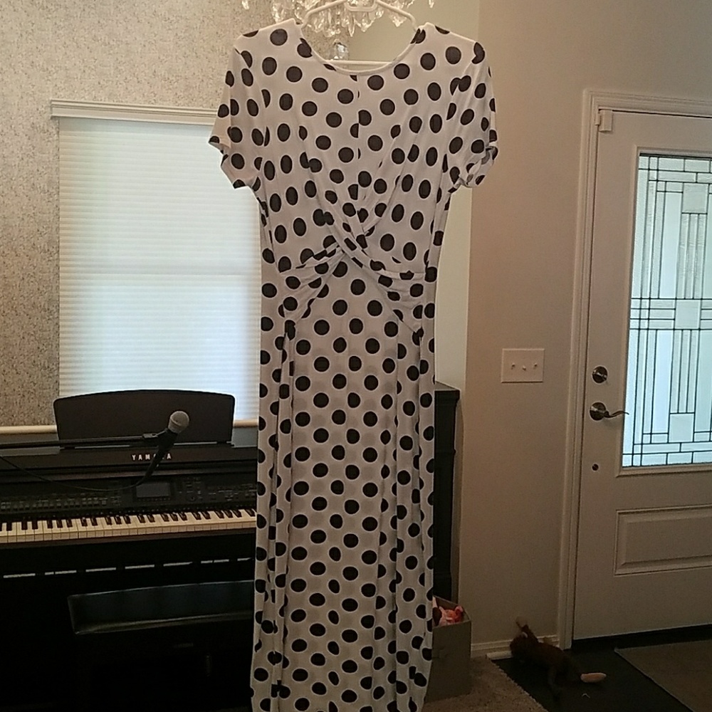 ASOS Maternity dress with polka dots